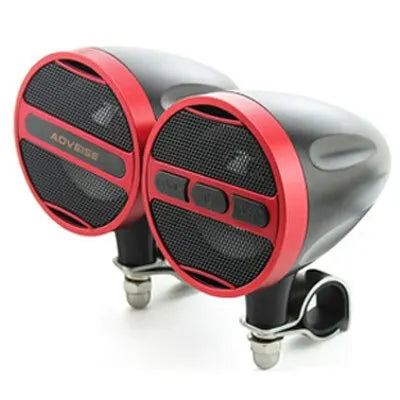 Motorcycle Bluetooth-Compatible Speaker Waterproof 12V MP3 Music Player FM Radio USB Stereo For 7/8-1.25 Handlebar MT473/MT487