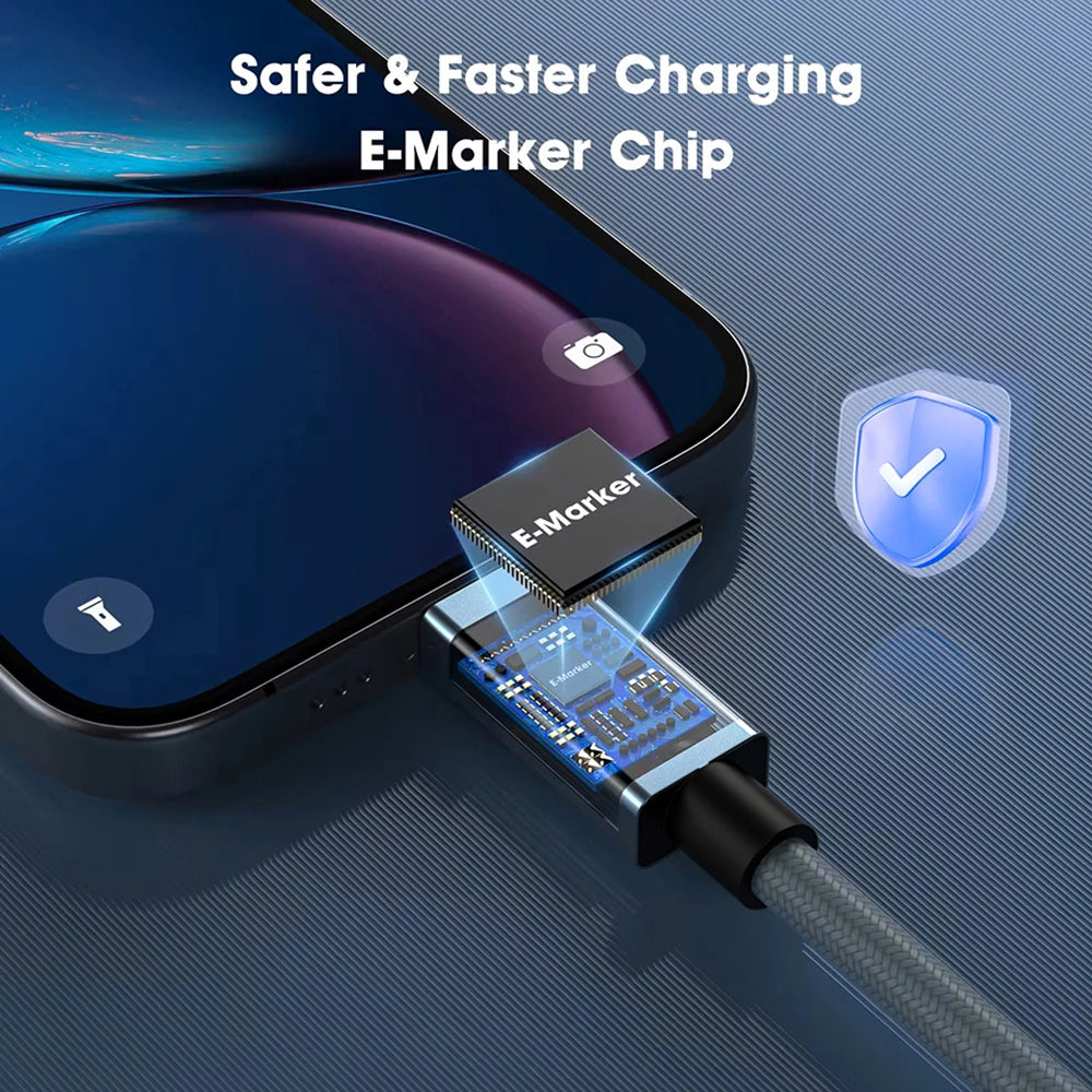 40Gbps Thunderbolt4 Type C 240W USB4 Fast Charging Cable 0.2m - 2m 3m Thunderbolt 3 USB C Data Transfer Cable 8K for MacBook Doc