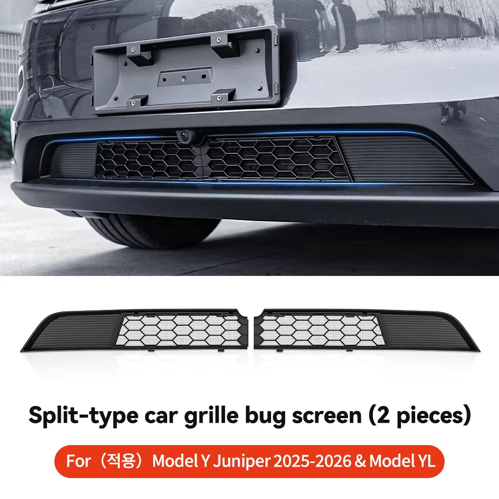 YZ Air Inlet Protective Cover For Tesla Model Y YLJuniper Highland Model 3 Anti-insect Anti-fouling Front Air-Conditioning Cover