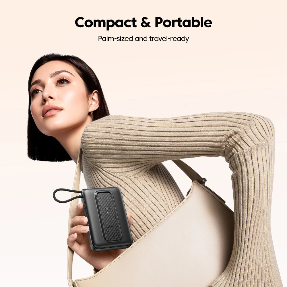 Toocki 10000mAh Magnetic Powerbank With Type C Cable 22.5W Fast Charging LED Display Power Bank For iPhone 14 15 16 Samsung S23