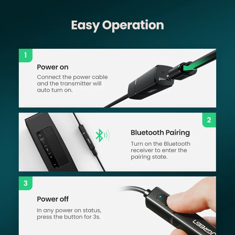 Bluetooth Transmitter with aptX HD Adaptive 5.4 TV PC HD Digital Toslink Optical SPDIF Adapter Audio Wireless Transmitter