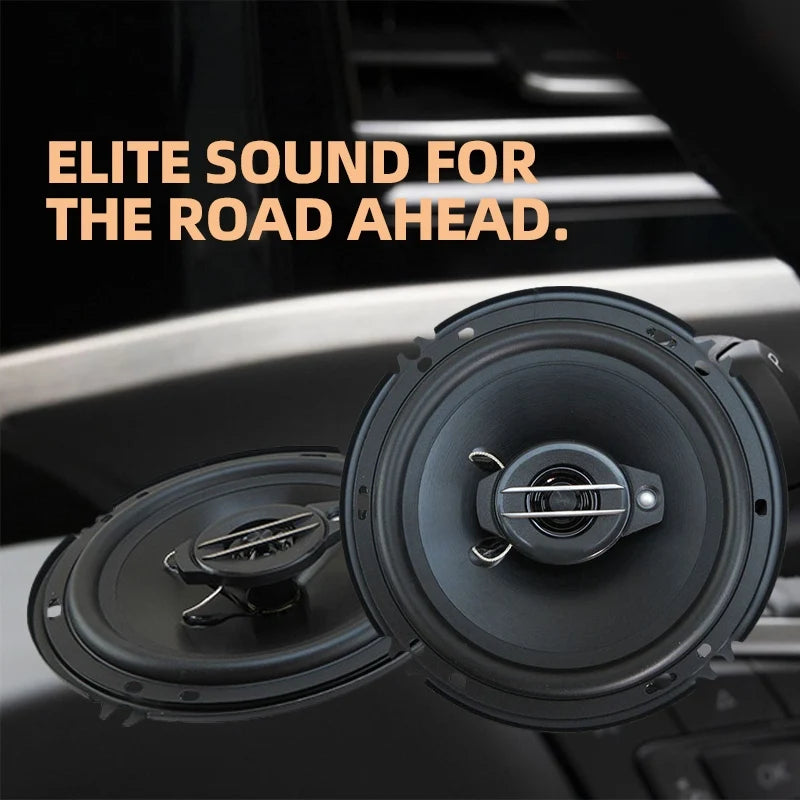 6 Inch 640W (2x320W) 3 Way Universal Car Coaxial Car Music Stereo Full Range Hi-Fi Car Truck Door Speakers Surround Sound System