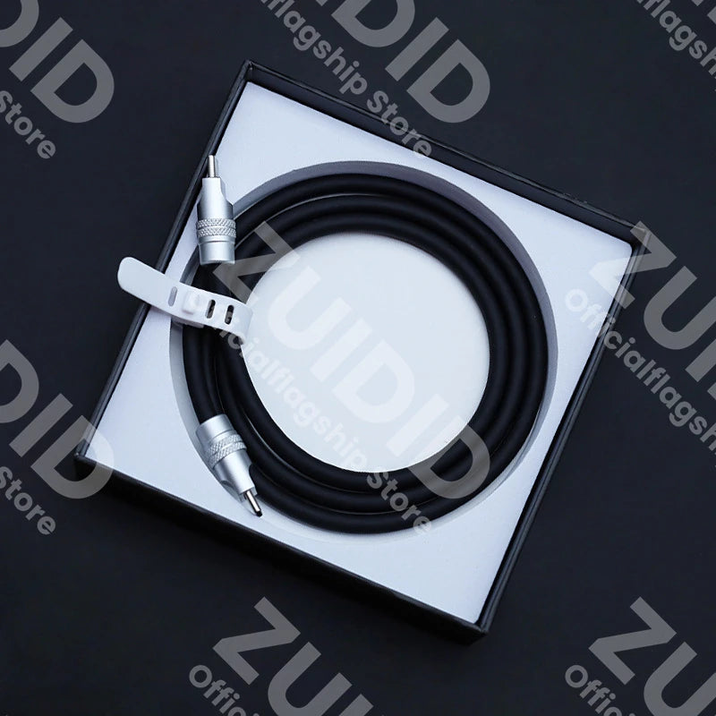 Liquid Silicone USB4 40Gbps Type C to C Data Cable PD3.1 240W Fast Charging 8K@60Hz Cable for iPhone 15 16 MacBook Pro Samsung