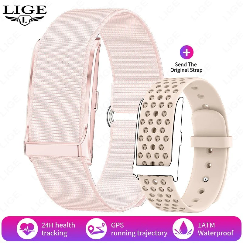 LIGE Smart Watch Heart Rate Blood Pressure Monitor Pedometer Sports Fitness Tracker Electronic Bracelet Men Women Smartwatch Man