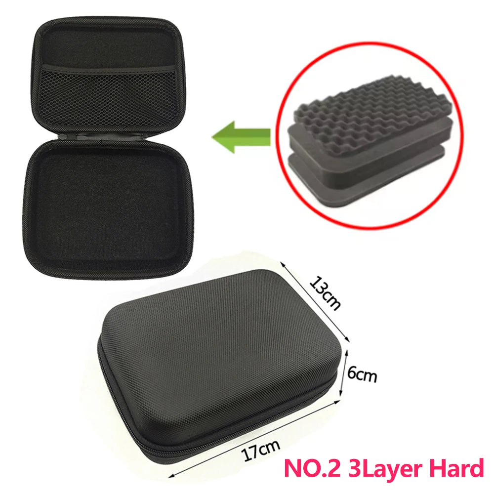 DIY Foam Hard Carry Case Storage Box Travel Zipper Bag For Outdoor Tool Accessories Personalization Shockproof Camera Bag