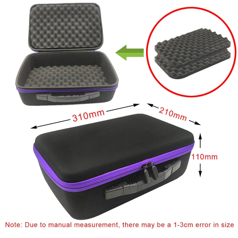 DIY Foam Hard Carry Case Storage Box Travel Zipper Bag For Outdoor Tool Accessories Personalization Shockproof Camera Bag