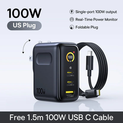 【New Sale】Baseus 100W Charger Fast Charger For iPhone 17 16 Xiaomi Samsung Laptop Tablet Charger PD Charger USB Phone Charger