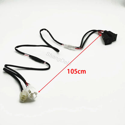 NEW Red LED Car USB Charger PD Quick Charge Phone Charging Adapter Outlet Button For VW Golf 6 MK6 Jetta 5 Scirocco 2006 - 2012