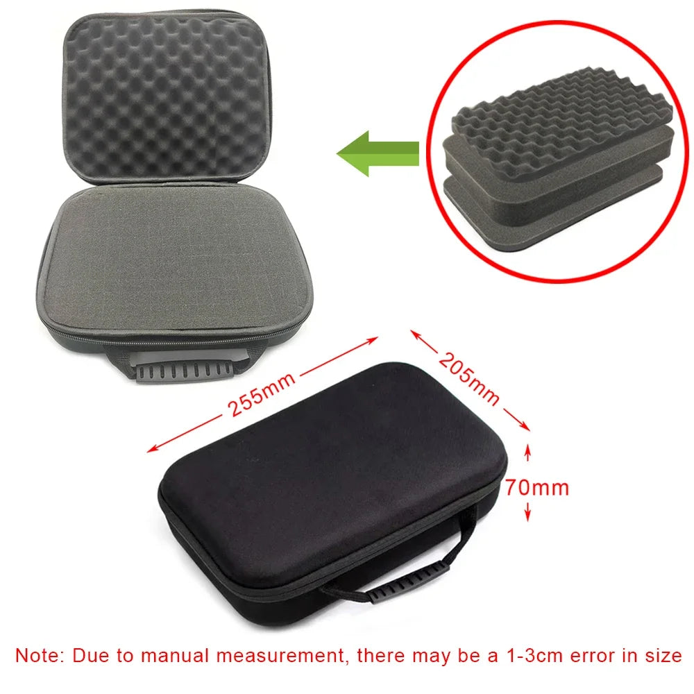 DIY Foam Hard Carry Case Storage Box Travel Zipper Bag For Outdoor Tool Accessories Personalization Shockproof Camera Bag
