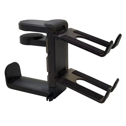 New 2In1 Gaming Headphone Stand Adjustable Desk Edge Hook Gamepad Headset Desk Hanger Rotation Headset Support Earphone Holder