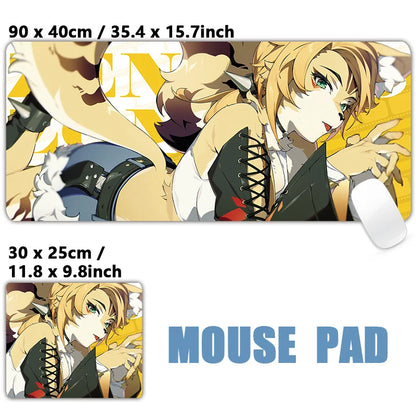 ZZZ Gaming Hoshimi Miyabi Ye Shunguang Remielle Sigrid Mouse Pad Zenless Zone Zero Keyboard Desk Mats XXL Anime Girls Mousepad