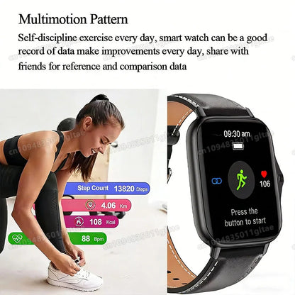 2026 Smart Watch Android IOS Phone 1.83 Inch Color Screen Bluetooth Answer Call Fitness Watches Tracker Smartwatch Women Men New