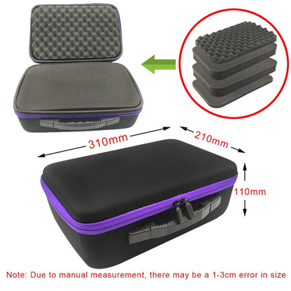 DIY Foam Hard Carry Case Storage Box Travel Zipper Bag For Outdoor Tool Accessories Personalization Shockproof Camera Bag