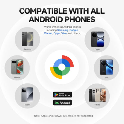 MiLi Tracker Device For google Find My Tracking iTag Bluetooth Locator Anti-Lost Device Smart Bluetooth Tracker Android System