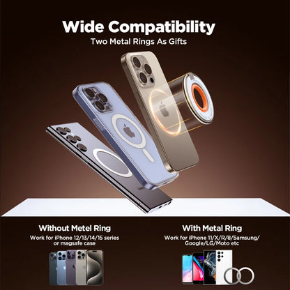 Joyroom Ring Phone Holder Colorful Magnetic Kickstand Silicone Ring Magnetic Phone Grip Holder Stand For iPhone Samsung Huawei