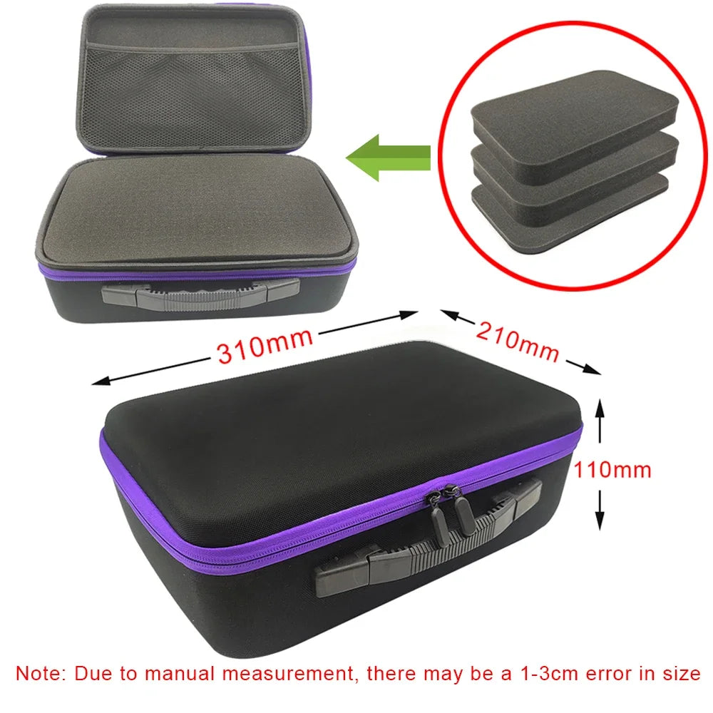 DIY Foam Hard Carry Case Storage Box Travel Zipper Bag For Outdoor Tool Accessories Personalization Shockproof Camera Bag