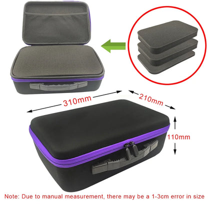DIY Foam Hard Carry Case Storage Box Travel Zipper Bag For Outdoor Tool Accessories Personalization Shockproof Camera Bag
