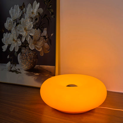 Bauhaus Table Lamp USB Plug Bedroom Bedside Lamp Living Room Dining Room Decoration Donut Ambient Light