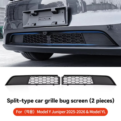 YZ Air Inlet Protective Cover For Tesla Model Y YLJuniper Highland Model 3 Anti-insect Anti-fouling Front Air-Conditioning Cover