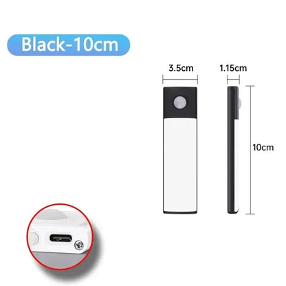 10/20/30/40/50cm 3 in 1 Under Cabinet Lights LED Motion Sensor Light for Cupboard Bedroom Wardrobe Closet Indoor Night Light