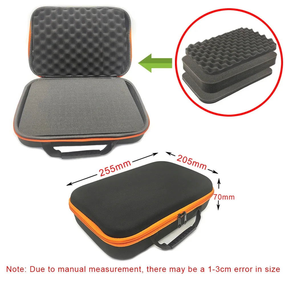 DIY Foam Hard Carry Case Storage Box Travel Zipper Bag For Outdoor Tool Accessories Personalization Shockproof Camera Bag