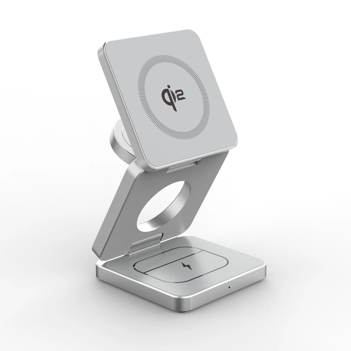 Qi2/Qi1 3 in 1 15W Magnetic Wireless Charger for Iphone 17 16 15 Fast Charging Folding for Apple Watch Airpods Wireless Charger