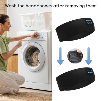 Bluetooth Earphones Sports Sleeping Headband Elastic Wireless Headphones Music Eye Mask Wireless Bluetooth Headset Headband
