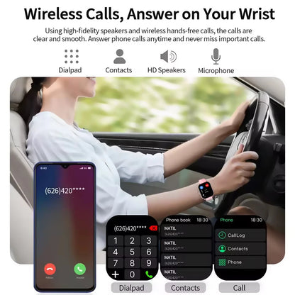 2026 Smart Watch Android IOS Phone 1.83 Inch Color Screen Bluetooth Answer Call Fitness Watches Tracker Smartwatch Women Men New