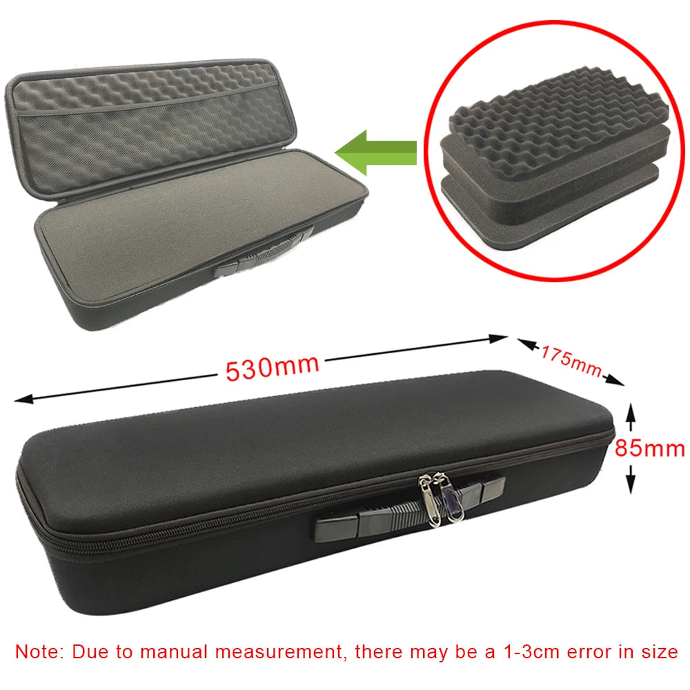 DIY Foam Hard Carry Case Storage Box Travel Zipper Bag For Outdoor Tool Accessories Personalization Shockproof Camera Bag