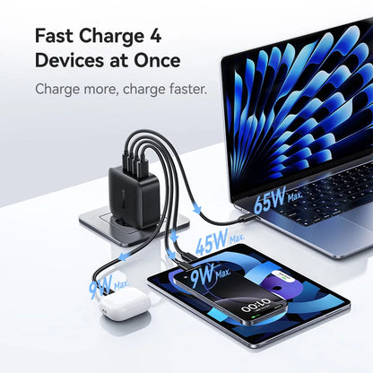 【New Sale】Baseus 140W GaN Charger PD Charger USB C Charger Fast Charge For Macbook Tablet Phone Charger For iPhone 17 16 15 14