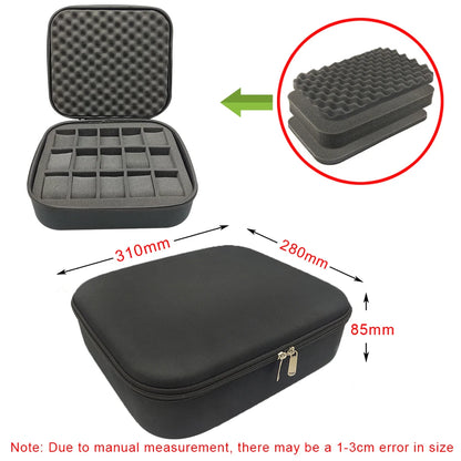 DIY Foam Hard Carry Case Storage Box Travel Zipper Bag For Outdoor Tool Accessories Personalization Shockproof Camera Bag
