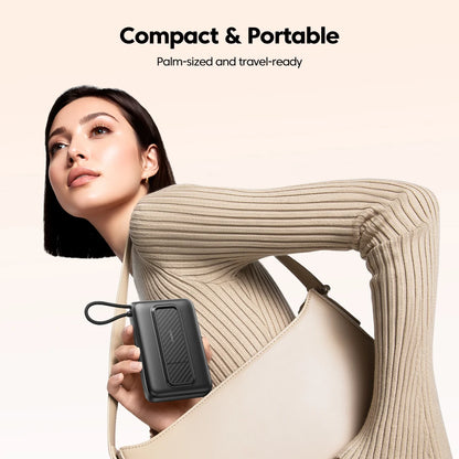 Toocki 10000mAh Magnetic Powerbank With Type C Cable 22.5W Fast Charging LED Display Power Bank For iPhone 14 15 16 Samsung S23