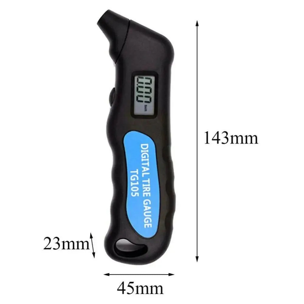 TG105 High-precision Digital Car Tire Tyre Air Pressure Gauge Meter LCD Display Manometer Barometers for Car Truck
