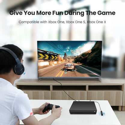 Bluetooth Transmitter with aptX HD Adaptive 5.4 TV PC HD Digital Toslink Optical SPDIF Adapter Audio Wireless Transmitter