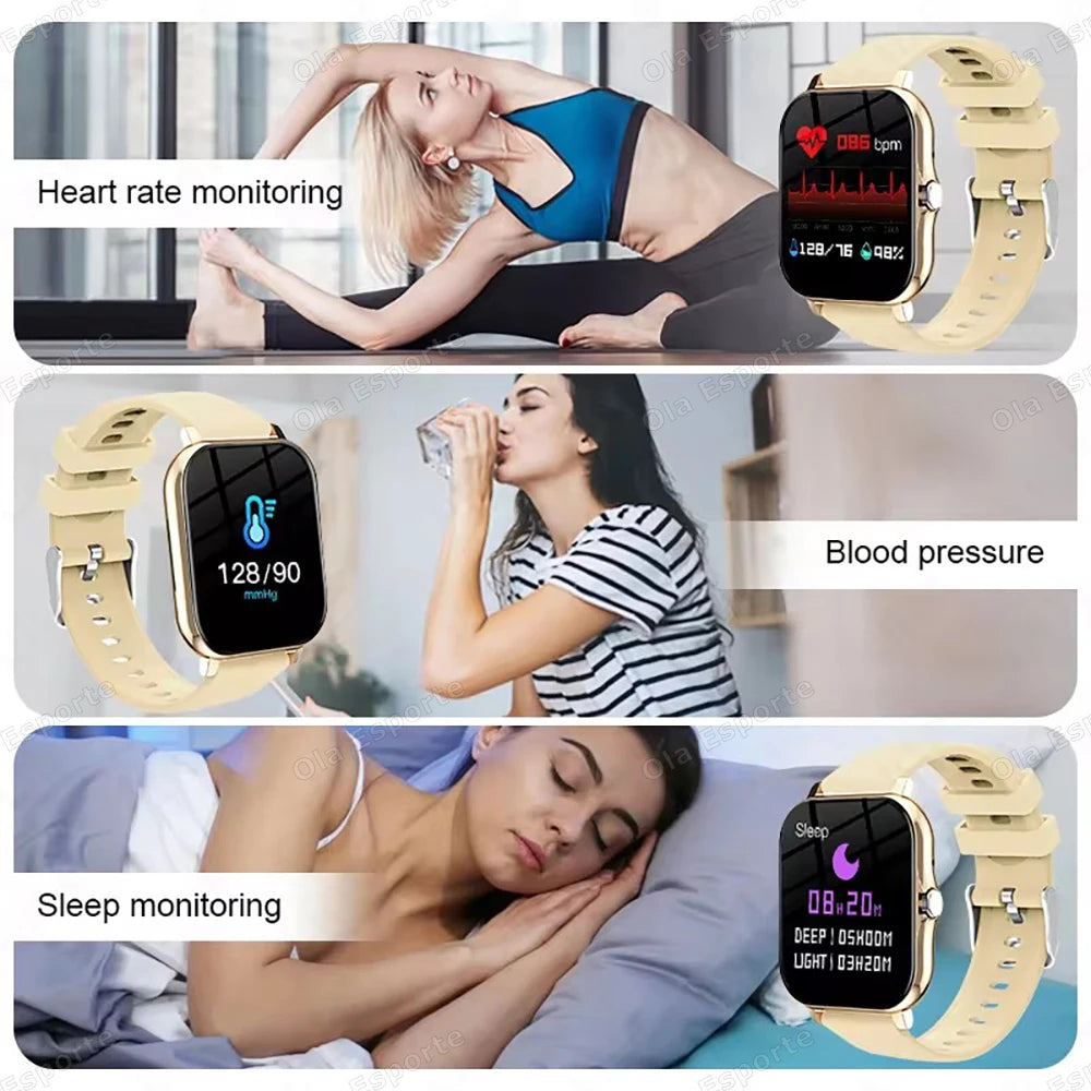 2026 Smart Watch Android IOS Phone 1.83 Inch Color Screen Bluetooth Answer Call Fitness Watches Tracker Smartwatch Women Men New