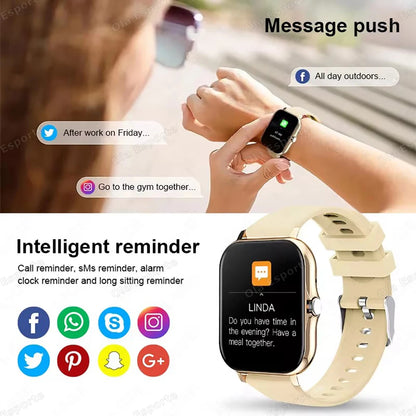 2026 Smart Watch Android IOS Phone 1.83 Inch Color Screen Bluetooth Answer Call Fitness Watches Tracker Smartwatch Women Men New