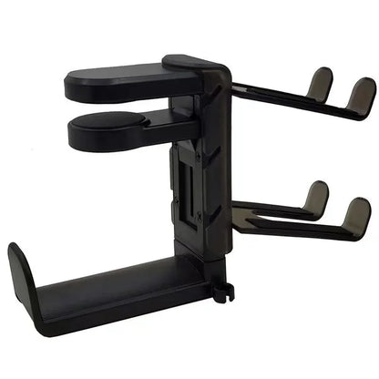 New 2In1 Gaming Headphone Stand Adjustable Desk Edge Hook Gamepad Headset Desk Hanger Rotation Headset Support Earphone Holder
