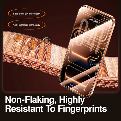 SmartDevil 2/3 pcs Screen Protector HD for iPhone 18 Pro Max 17 Pro 16 Anti-fingerprint Tempered Glass Film for iPhone 16 Pro 15