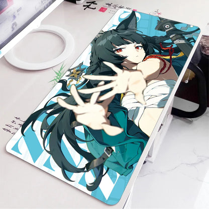 ZZZ Gaming Hoshimi Miyabi Ye Shunguang Remielle Sigrid Mouse Pad Zenless Zone Zero Keyboard Desk Mats XXL Anime Girls Mousepad