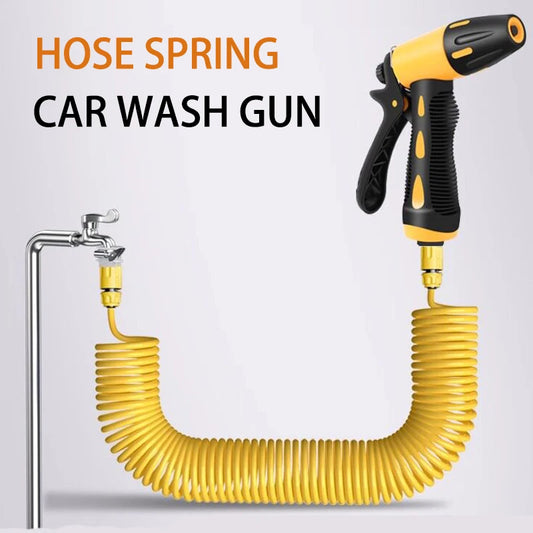 Car wash gun Telescopic Water Pipe with High-pressure Nozzle Car Washing Tool Set Extension Hose Water Hose for Pressure Cleaner