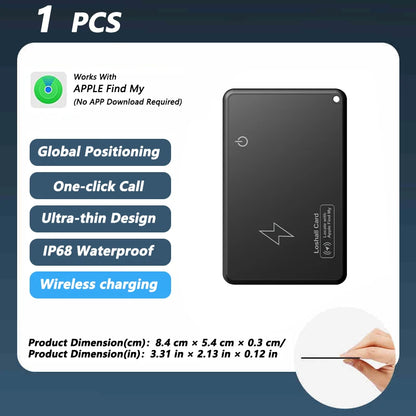 Bluetooth Mini Tracking Device for Apple Find My APP Smart Tag Kid Pet Car GPS Lost Tracker Anti-Lost Alarm Reminder Positioner