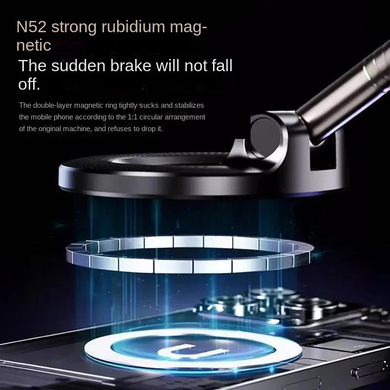 Suction Cup Car Phone Mount Stable Universal Smartphone Holder Auto Navigation Fixed Stand Compatible With Most Cell Phones For Dashboard Windshield Use