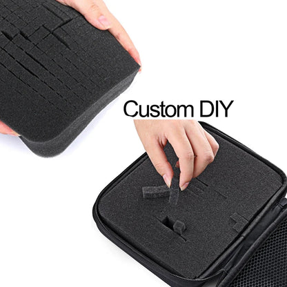 DIY Foam Hard Carry Case Storage Box Travel Zipper Bag For Outdoor Tool Accessories Personalization Shockproof Camera Bag