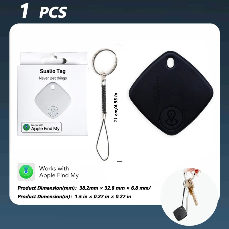 Bluetooth Mini Tracking Device for Apple Find My APP Smart Tag Kid Pet Car GPS Lost Tracker Anti-Lost Alarm Reminder Positioner