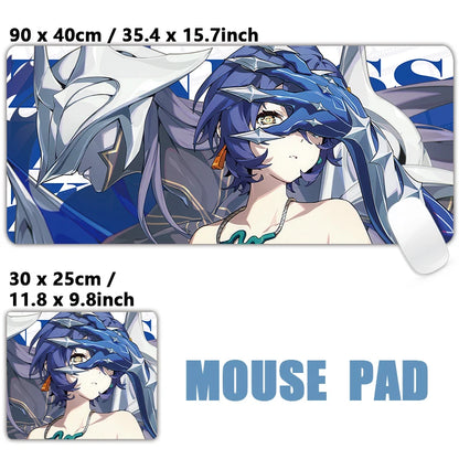 ZZZ Gaming Hoshimi Miyabi Ye Shunguang Remielle Sigrid Mouse Pad Zenless Zone Zero Keyboard Desk Mats XXL Anime Girls Mousepad