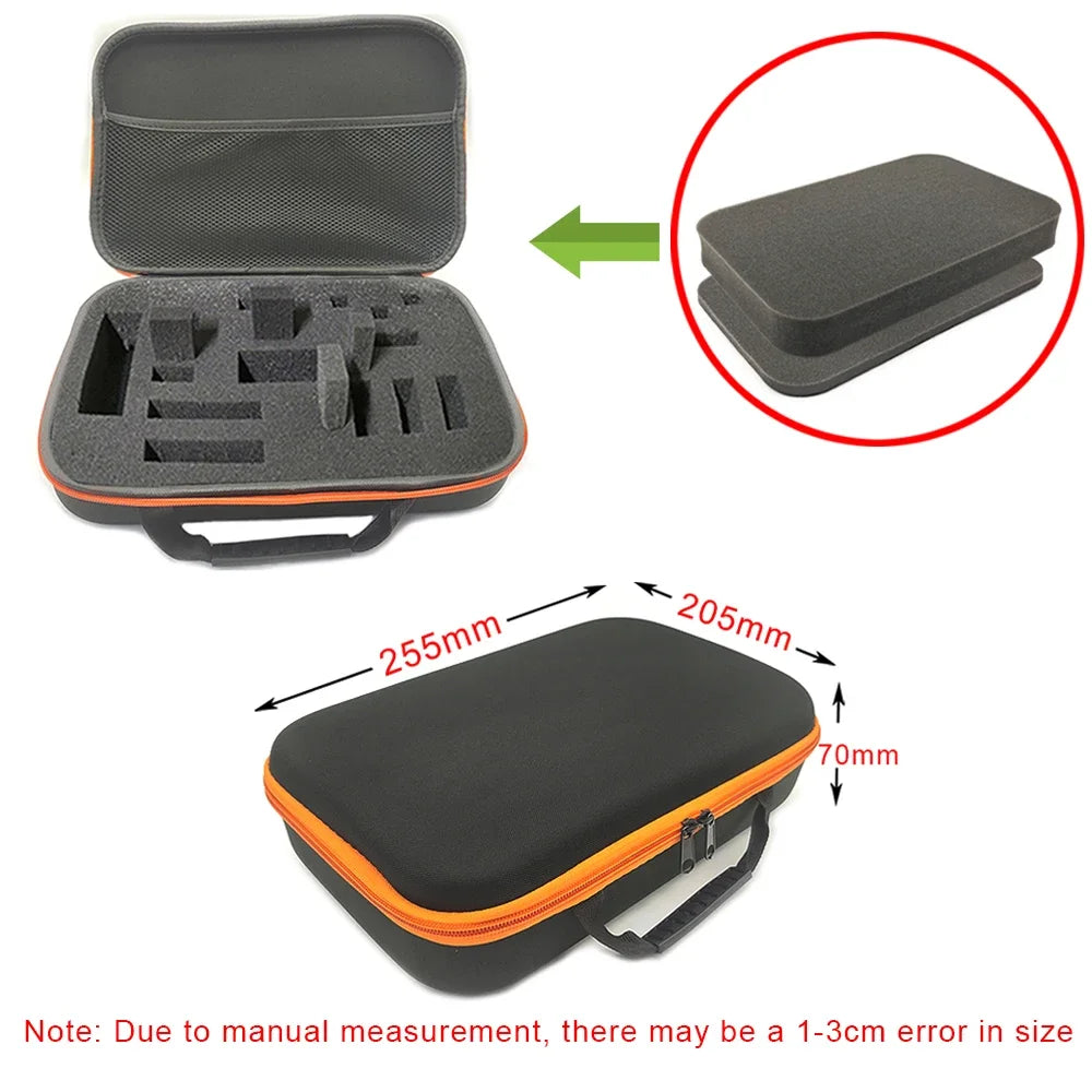 DIY Foam Hard Carry Case Storage Box Travel Zipper Bag For Outdoor Tool Accessories Personalization Shockproof Camera Bag