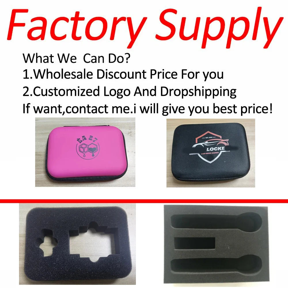 DIY Foam Hard Carry Case Storage Box Travel Zipper Bag For Outdoor Tool Accessories Personalization Shockproof Camera Bag
