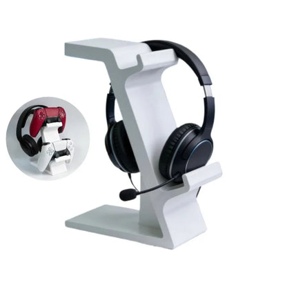 3D Printed Game Controller Headphone Integrated Stand Universal Standing Stand for PS4/PS5/XBOX Controller Headphone