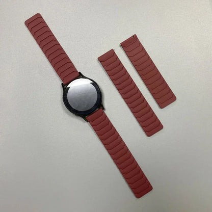 20/22mm Magnetic Strap For Huami AMAZFIT BIP 6 5 UNITY Silicone Loop Band GTR 4/3/3 Pro 2e GTS 4 mini 3 BALANCE Sports Watchband