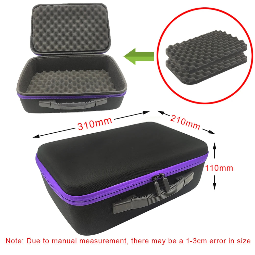 DIY Foam Hard Carry Case Storage Box Travel Zipper Bag For Outdoor Tool Accessories Personalization Shockproof Camera Bag